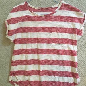 Red & white striped t-shirt